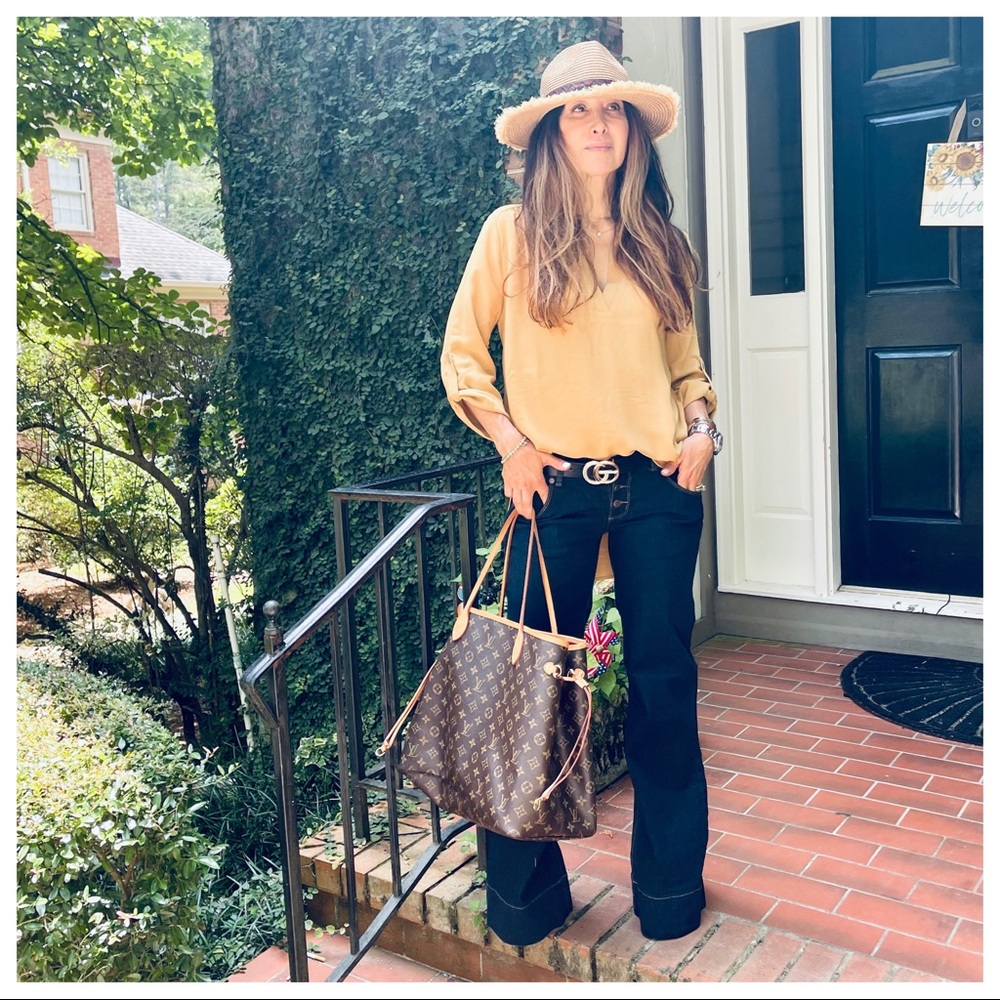 Fabulous Mustard Woven tunic top - Picture 6 of 11